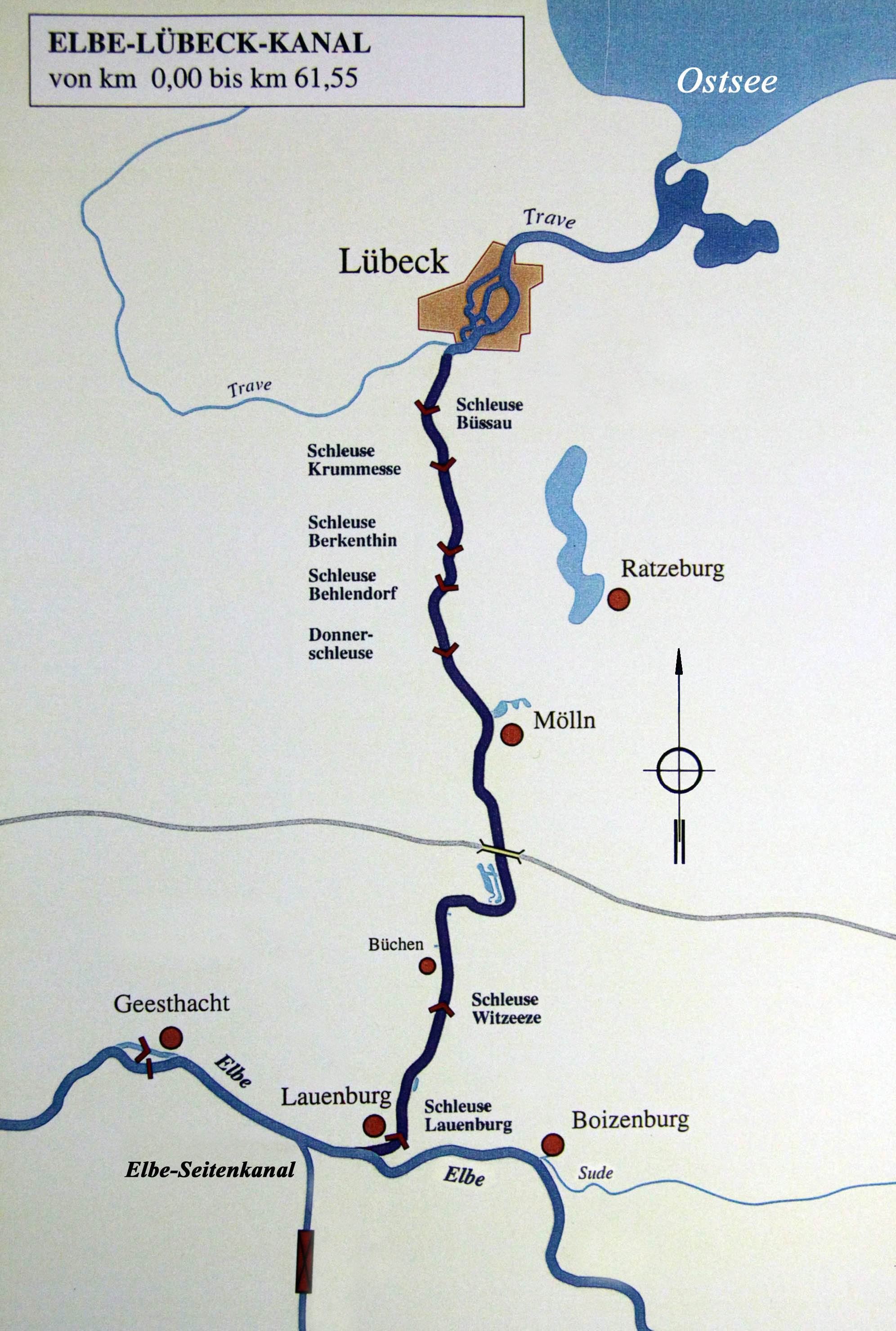 Elbe Lübeck Kanal Radweg