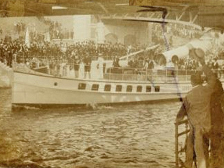 Kanaleinweihung 1900